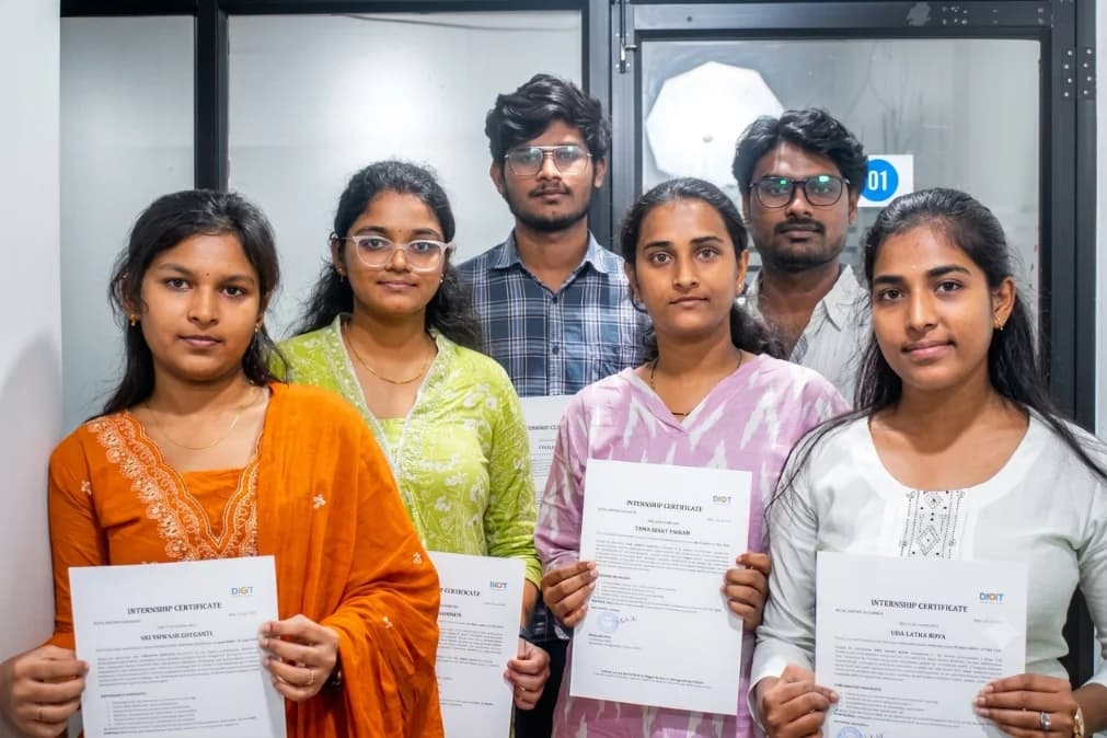 Internship Certificate – Student 1