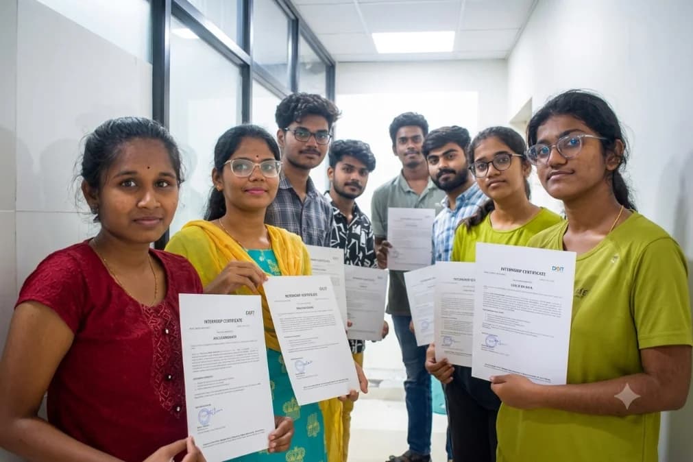 Internship Certificate – Student 2