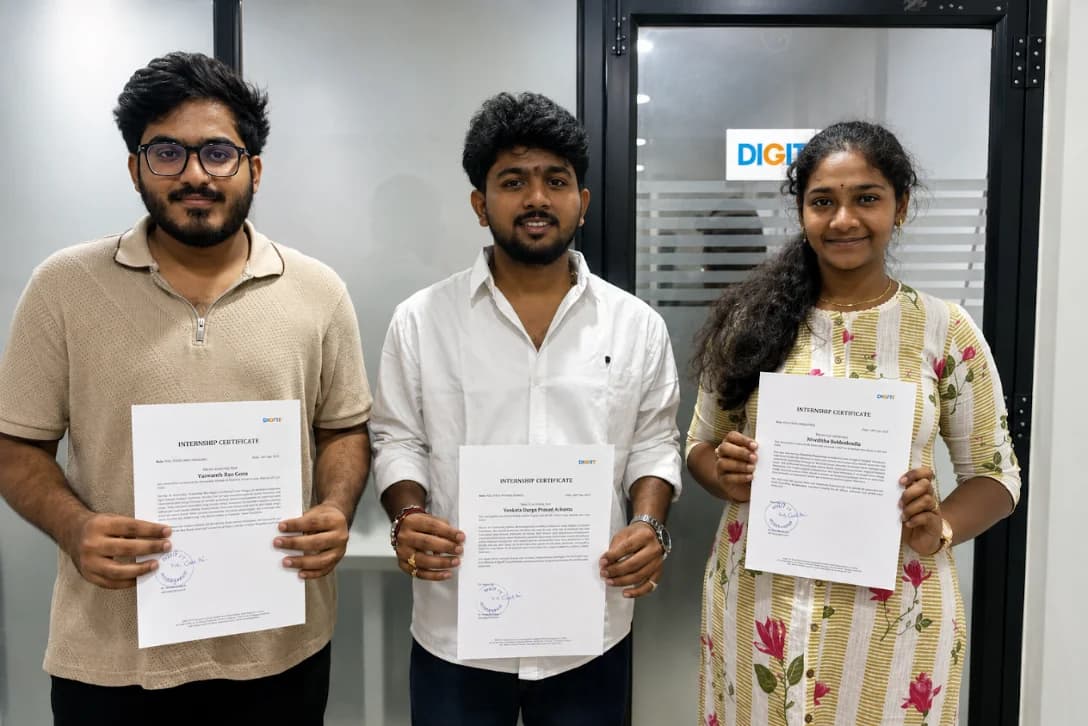 Internship Certificate – Student 3